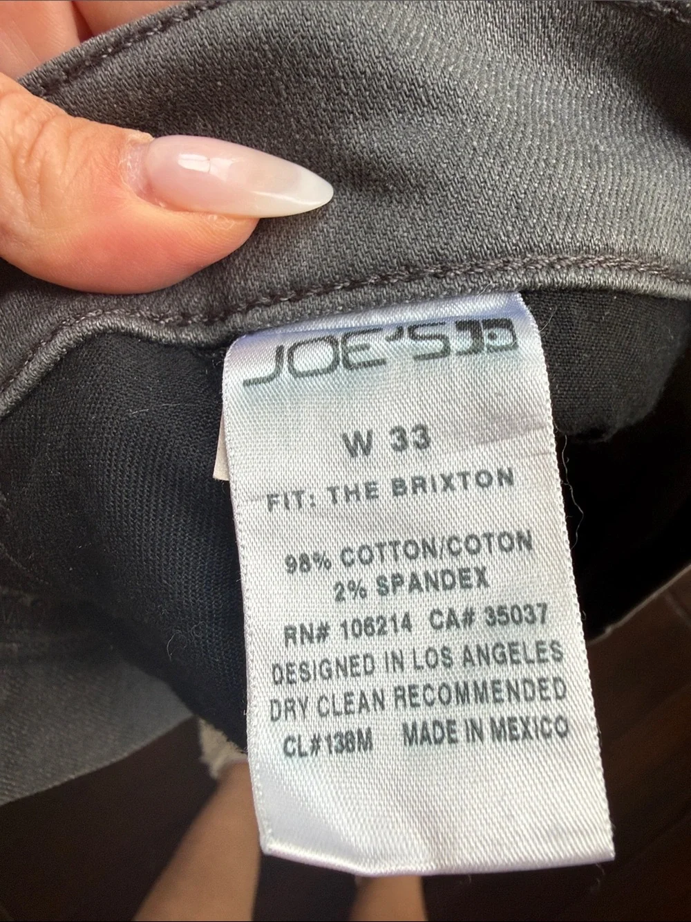 Joe’s Jeans Slim Straight Men's Gray Jeans - Casual Everyday Style